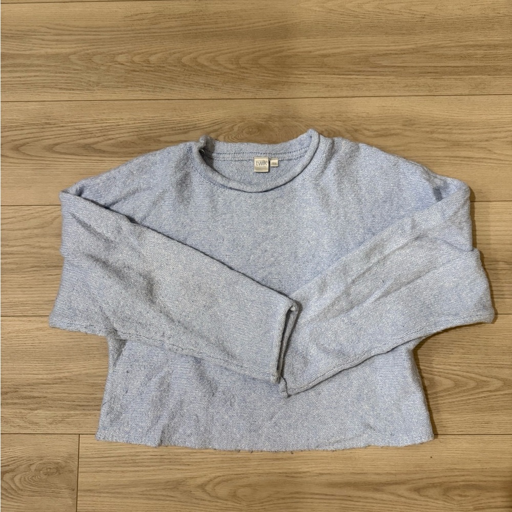 Cozy Light Blue Sweater